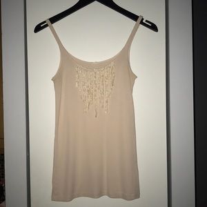 JCrew Cotton Ruffle Tank